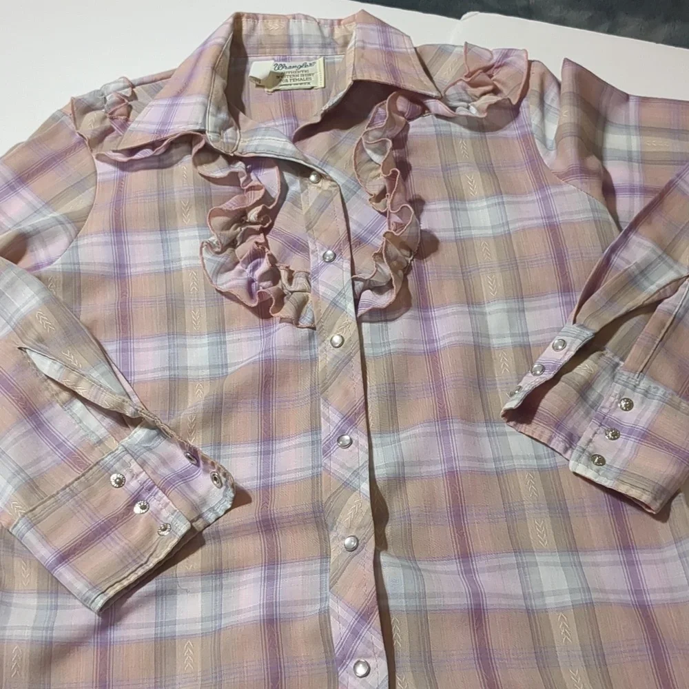 Vintage Women's Wrangler Shirt size 36 Medium - Picture 6 of 11